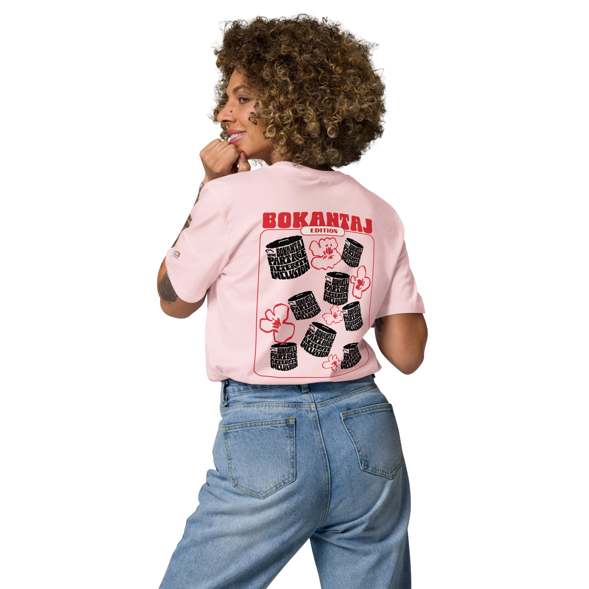 T-shirt rose Saveurs d’Identités – dos